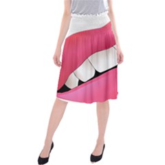 Smile Midi Beach Skirt by StarvingArtisan