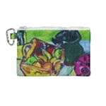 Still Life With A Pigy Bank Canvas Cosmetic Bag (Medium)