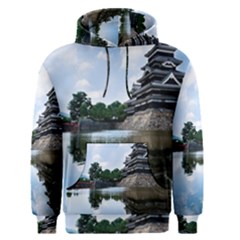 Beautiful Pagoda On Lake Nature Wallpaper Men s Pullover Hoodie by Modern2018