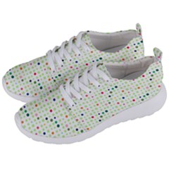 Dotted Pattern Background Full Colour Men s Lightweight Sports Shoes by Modern2018