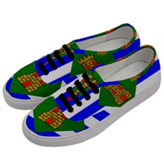 Flag Of Vieques Men s Classic Low Top Sneakers by abbeyz71