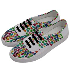 Tree Share Pieces Of The Puzzle Men s Classic Low Top Sneakers by Simbadda