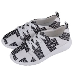 Yes No Typography Type Text Words Women s Lightweight Sports Shoes by Simbadda