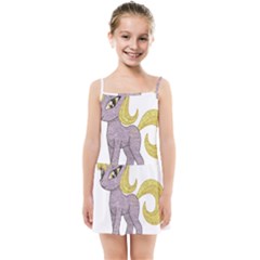 Unicorn Narwhal Mythical One Horned Kids Summer Sun Dress by Simbadda
