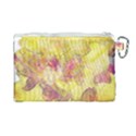 Yellow Rose Canvas Cosmetic Bag (Large) View2
