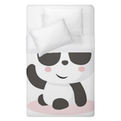 Panda Bear Funny Cute Duvet Cover (single Size) by Simbadda