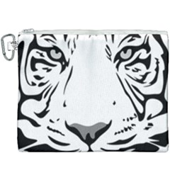 Tiger Pattern Animal Design Flat Canvas Cosmetic Bag (xxxl) by Simbadda