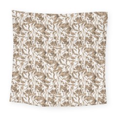 Leaves Texture Pattern Square Tapestry (large) by dflcprints