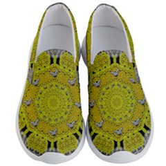 Sunshine And Silver Hearts In Love Men s Lightweight Slip Ons by pepitasart