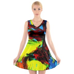 3 V-neck Sleeveless Dress by bestdesignintheworld