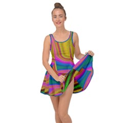 Colorful Waves Inside Out Casual Dress by LoolyElzayat