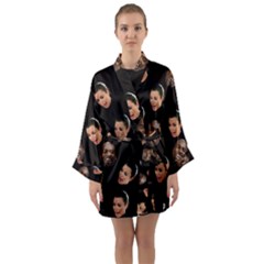 Crying Kim Kardashian Long Sleeve Kimono Robe by Valentinaart