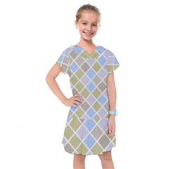 Background Paper Texture Motive Kids  Drop Waist Dress