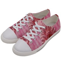 Background Texture Flower Petals Women s Low Top Canvas Sneakers by Sapixe