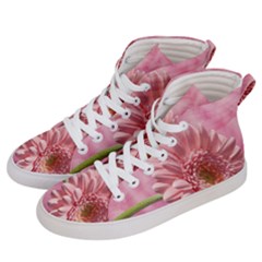 Background Texture Flower Petals Men s Hi-top Skate Sneakers by Sapixe