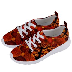 Leaf Autumn Nature Background Women s Lightweight Sports Shoes