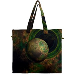 Tiktok s Four-dimensional Steampunk Time Contraption Canvas Travel Bag by jayaprime
