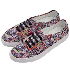 Sticker Wall Color Paper Decoration Women s Classic Low Top Sneakers