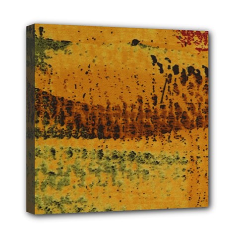 Fabric Textile Texture Abstract Mini Canvas 8  X 8  by Sapixe
