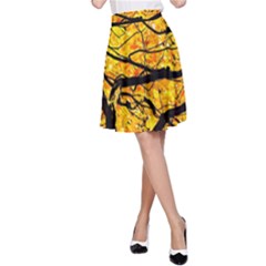 Golden Vein A-line Skirt