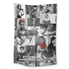 Frida Kahlo Pattern Large Tapestry by Valentinaart