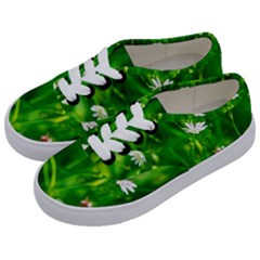 Inside The Grass Kids  Classic Low Top Sneakers by FunnyCow