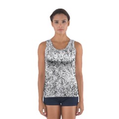 Willow Foliage Abstract Sport Tank Top 