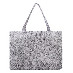 Willow Foliage Abstract Medium Tote Bag by FunnyCow