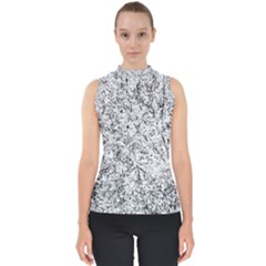Willow Foliage Abstract Shell Top by FunnyCow