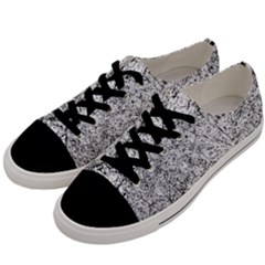 Willow Foliage Abstract Men s Low Top Canvas Sneakers