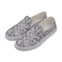 Willow Foliage Abstract Women s Canvas Slip Ons