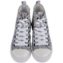 Willow Foliage Abstract Women s Mid-Top Canvas Sneakers View1