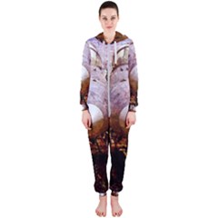 The Art Of Military Aircraft Hooded Jumpsuit (ladies)  by FunnyCow