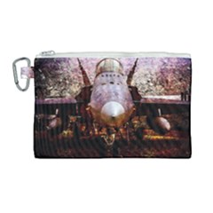 The Art Of Military Aircraft Canvas Cosmetic Bag (large) by FunnyCow