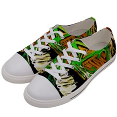 Lillies In The Terracota Vase 5 Women s Low Top Canvas Sneakers by bestdesignintheworld