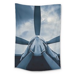 Propeller - Sky Challenger Large Tapestry by FunnyCow