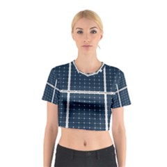 Solar Power Panel Cotton Crop Top by FunnyCow