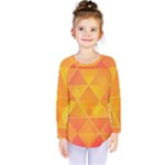 Background Colorful Abstract Kids  Long Sleeve Tee