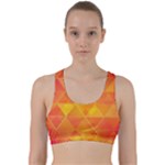 Background Colorful Abstract Back Weave Sports Bra