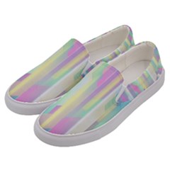 Background Abstract Pastels Men s Canvas Slip Ons by Nexatart