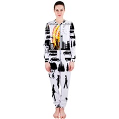 Good Morning, City Onepiece Jumpsuit (ladies)  by FunnyCow