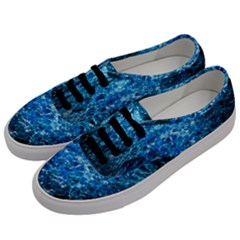 Water Color Blue Men s Classic Low Top Sneakers by FunnyCow