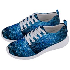 Water Color Blue Men s Lightweight Sports Shoes by FunnyCow