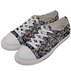 Granite Hard Rock Texture Women s Low Top Canvas Sneakers by FunnyCow