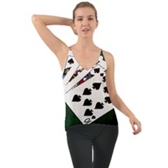 Poker Hands   Royal Flush Spades Cami by FunnyCow