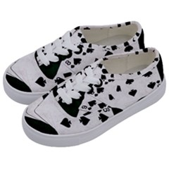 Poker Hands Straight Flush Spades Kids  Classic Low Top Sneakers by FunnyCow