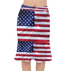 American Usa Flag Mermaid Skirt by FunnyCow