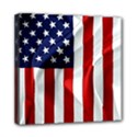 American Usa Flag Vertical Mini Canvas 8  x 8  View1