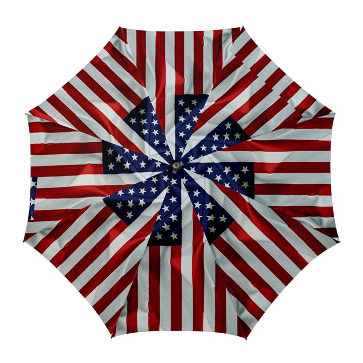 American Usa Flag Vertical Golf Umbrellas