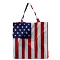 American Usa Flag Vertical Grocery Tote Bag View1